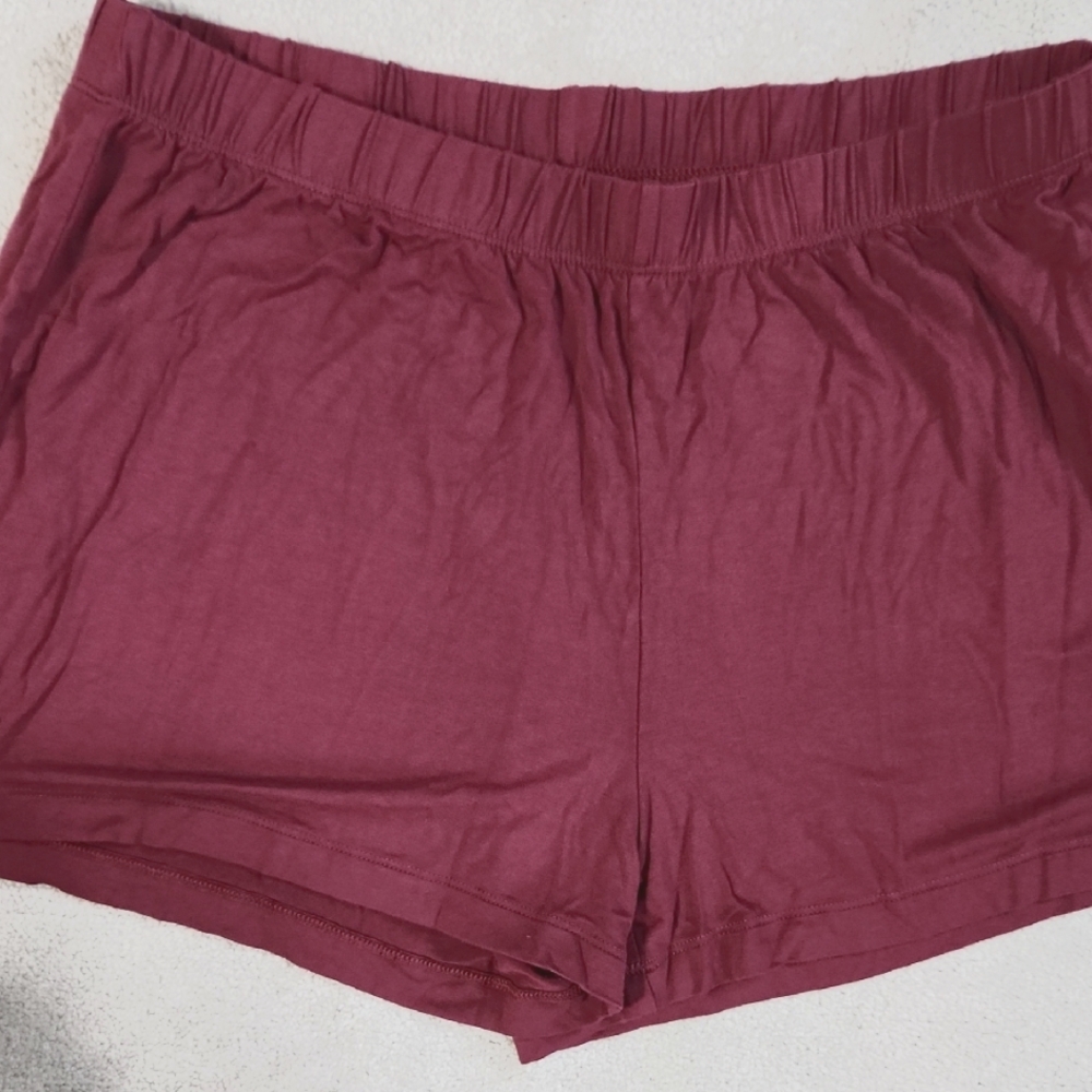 Old navy Maroon Pajama Bottoms Shorts - Medium